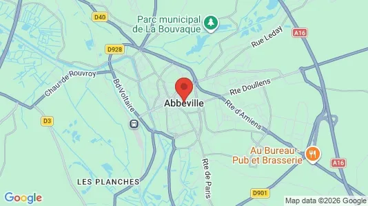 Commercial properties for sale i Abbeville - kort over placeringen