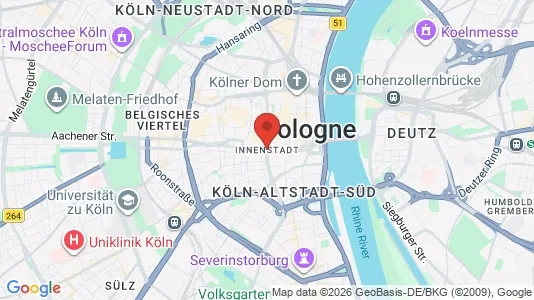 Butikslejemål til leje i Köln Innenstadt - Foto fra Google Street View