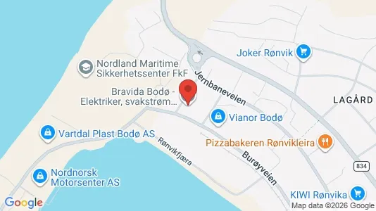 Nieruchomości komercyjne Do wynajęcia i Bodø - kort over placeringen