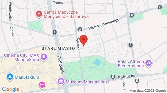 Kontorer til leie i Łódź – Bilde fra Google Street View