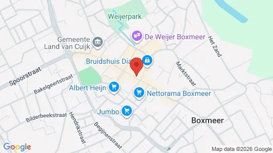 Gewerbeflächen zur Miete i Boxmeer - kort over placeringen