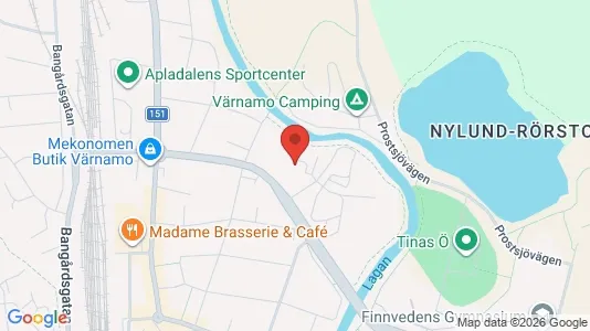 Kontorlokaler til leje i Värnamo - Foto fra Google Street View