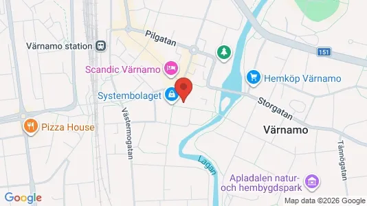 Büros zur Miete i Värnamo – Foto von Google Street View