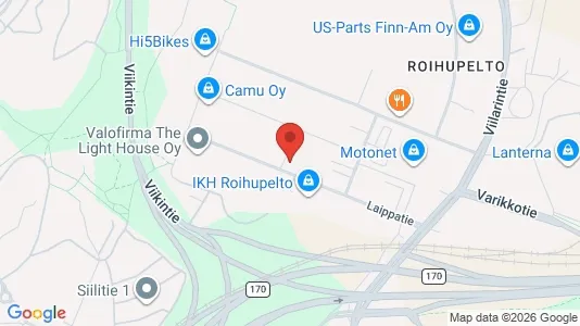 Lager til leie i Helsingfors Itäinen – Bilde fra Google Street View