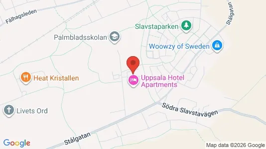 Warehouses for rent i Uppsala - kort over placeringen