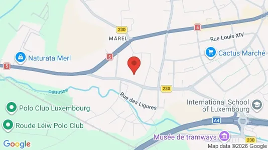 Lager til leie i Luxembourg – Bilde fra Google Street View