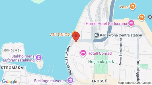 Toimistotilat Vuokrattavana i Karlskrona - kort over placeringen