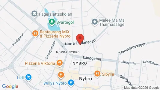 Lokale biurowe Do wynajęcia i Nybro - kort over placeringen