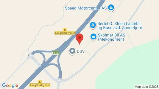 Kontorer til leie i Sandefjord – Bilde fra Google Street View