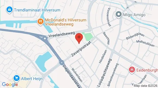 Gewerbeflächen zur Miete i Hilversum - kort over placeringen