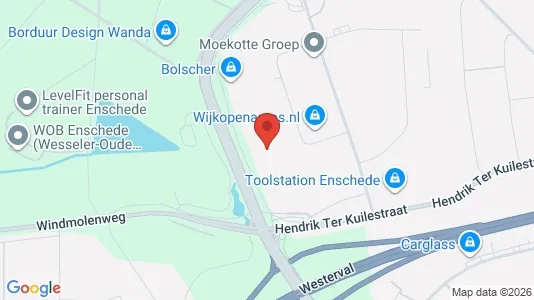 Kontorlokaler til leje i Enschede - Foto fra Google Street View