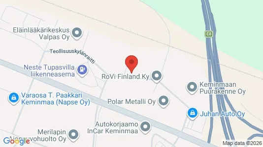 Propiedades industriales En alquiler i Keminmaa - Foto de Google Street View