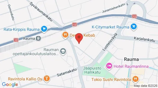 Büros zur Miete i Rauma – Foto von Google Street View