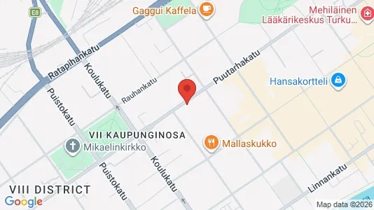 Gewerbeflächen zur Miete i Turku - kort over placeringen