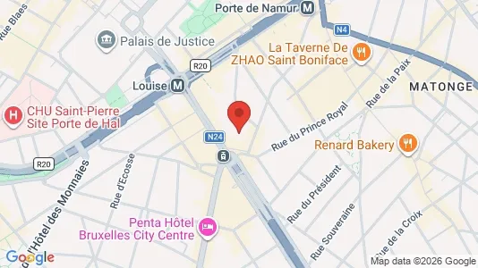 Lokaler til leie i Brussel Elsene – Bilde fra Google Street View