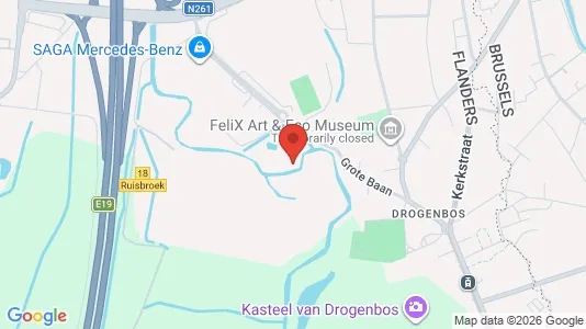 Liikekiinteistöt Vuokrattavana i Drogenbos - Kuva Google Street Viewstä