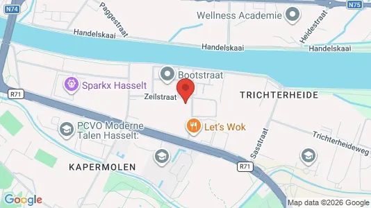 Commercial properties for rent i Hasselt - Photo from Google Street View