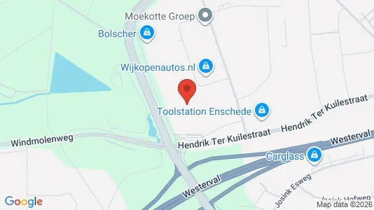 Office spaces for rent i Enschede - kort over placeringen