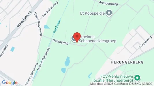 Lokaler til leje i Venlo - kort over placeringen