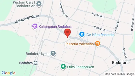 Commercial properties for sale i Nässjö - kort over placeringen