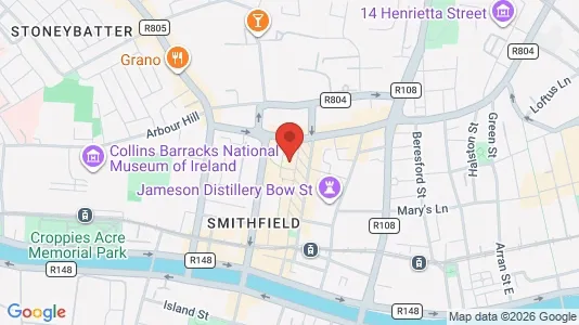 Office spaces for sale i Dublin 7 - kort over placeringen