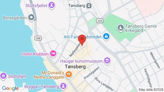 Kontorlokaler til leje i Tønsberg - Foto fra Google Street View