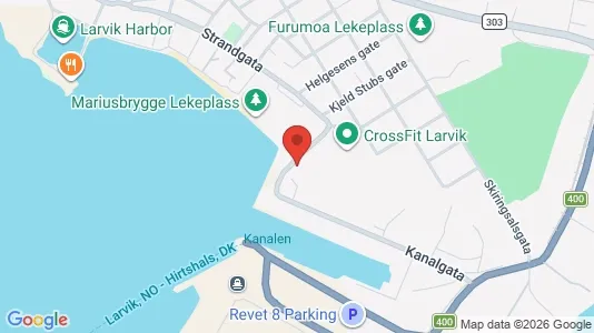 Magazijnen te huur i Larvik - Foto uit Google Street View