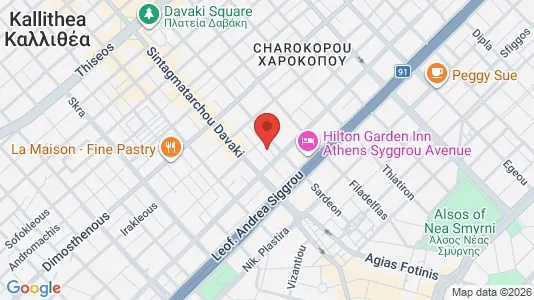 Office spaces for sale i Kallithea - Photo from Google Street View