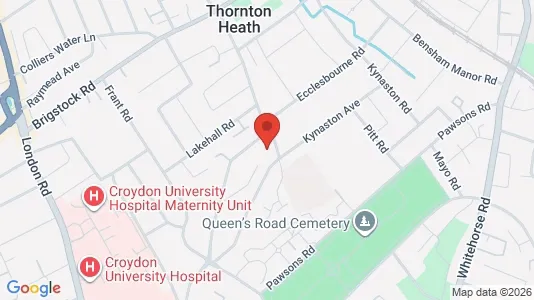Nieruchomości komercyjne Na sprzedaż i Thornton Heath - Surrey - kort over placeringen