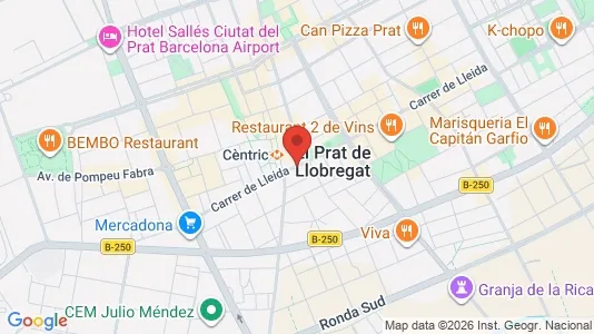 Lokaler til leje i El Prat de Llobregat - kort over placeringen