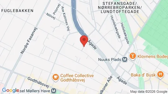 Coworking spaces zur Miete i Frederiksberg - kort over placeringen