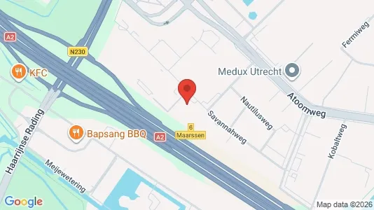 Gewerbeflächen zur Miete i Utrecht West - kort over placeringen