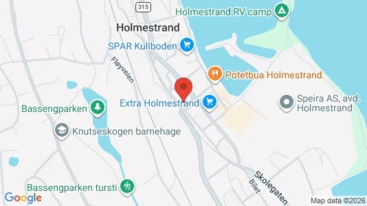 Kontorlokaler til leje i Holmestrand - Foto fra Google Street View