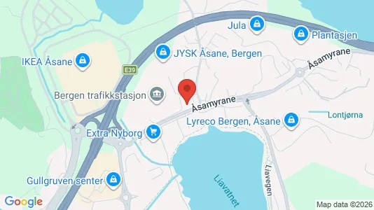 Commercial properties for rent i Bergen Åsane - Photo from Google Street View