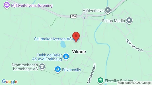Værkstedslokaler til leje i Meland - Foto fra Google Street View