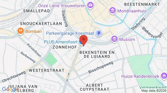 Commercial properties for rent i Amersfoort - kort over placeringen