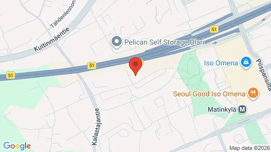 Lager til leie i Espoo – Bilde fra Google Street View