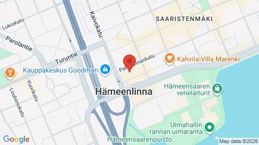 Lokaler til leje i Hämeenlinna - kort over placeringen
