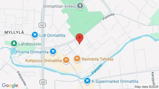 Commercial properties for rent i Orimattila - Photo from Google Street View