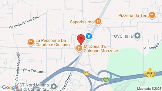 Büros zur Miete i Cologno Monzese – Foto von Google Street View
