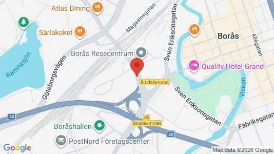 Büros zur Miete i Borås – Foto von Google Street View