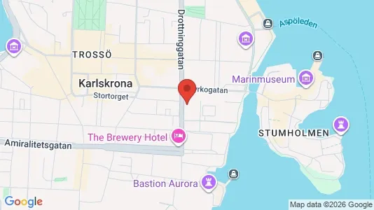 Büros zur Miete i Karlskrona – Foto von Google Street View