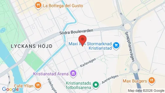 Kontorlokaler til leje i Kristianstad - Foto fra Google Street View