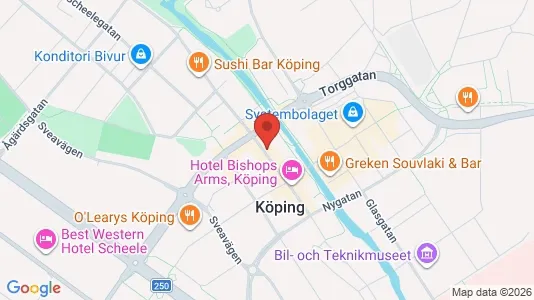 Kontorlokaler til leje i Köping - Foto fra Google Street View