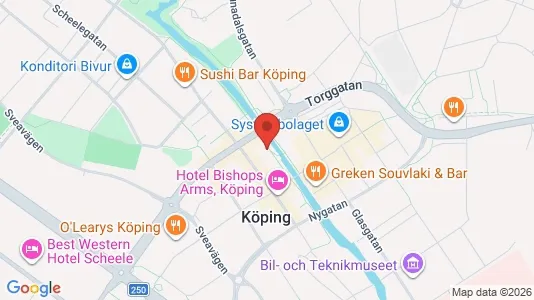 Kontorlokaler til leje i Köping - Foto fra Google Street View
