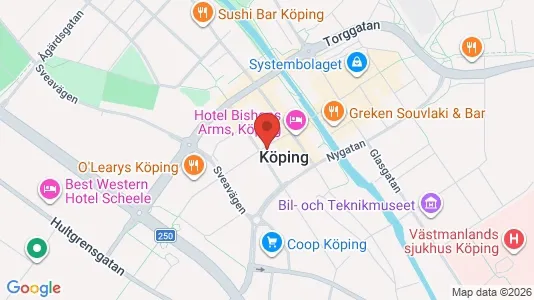 Kontorlokaler til leje i Köping - Foto fra Google Street View