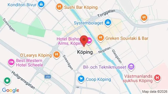 Kontorslokaler för uthyrning i Köping – Foto från Google Street View