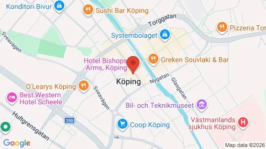 Kontorlokaler til leje i Köping - Foto fra Google Street View