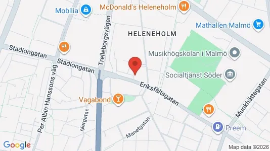 Kontorlokaler til leje i Malmø Centrum - Foto fra Google Street View