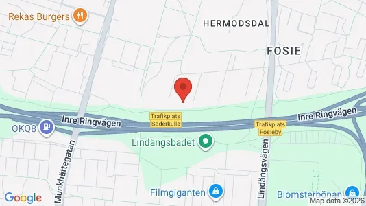 Commercial properties for rent i Fosie - kort over placeringen
